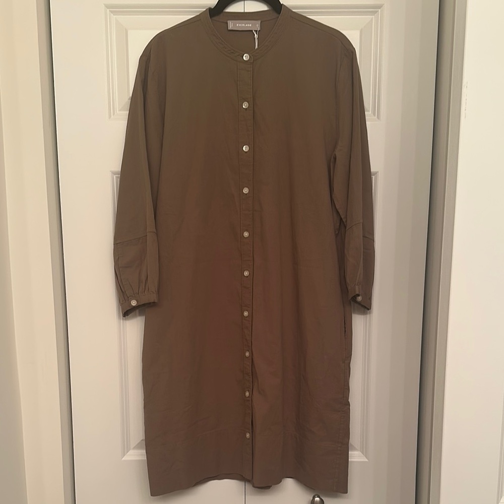 Everlane Cotton Button Up Dress